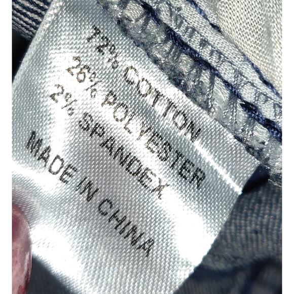 Azi New York Denim Skinny Jeans Women's Sz 6 Torn Patchwork Artsy Boutique NWT - Picture 12 of 13